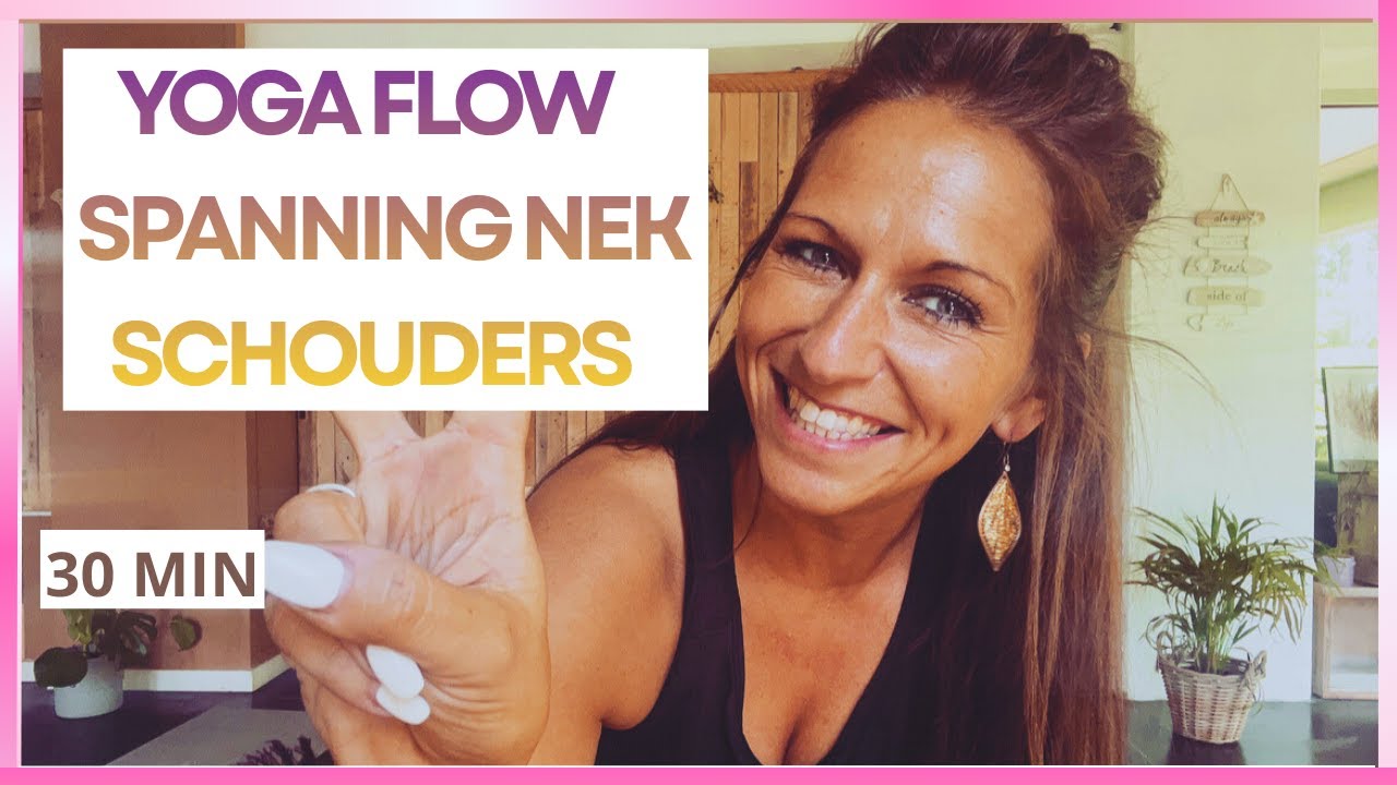 Yoga bij SPANNING in NEK EN SCHOUDERS | RELAX 🧘🏽‍♀️
