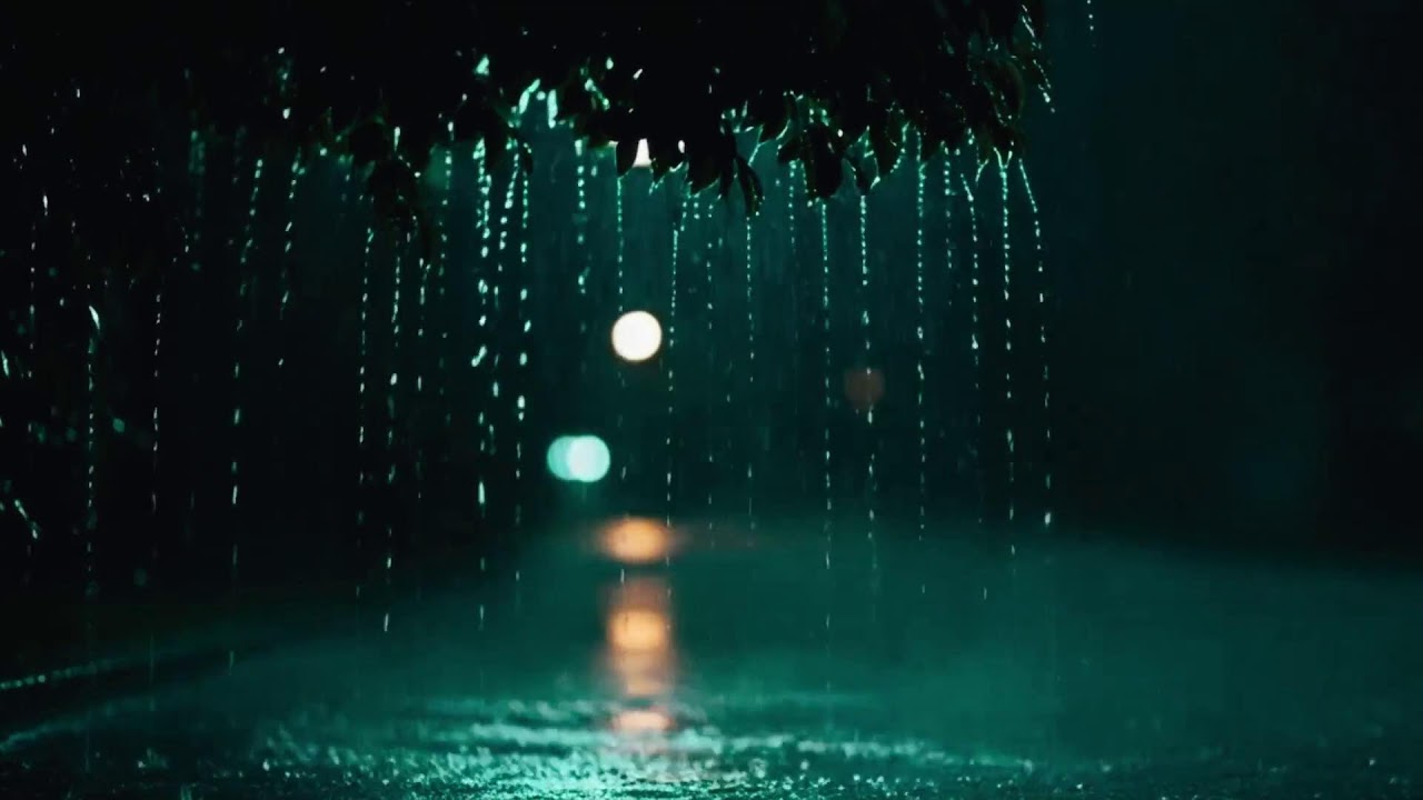 🌙 Late Night Rain Ambience: Warm Lights & Peaceful Mind for Better Sleep