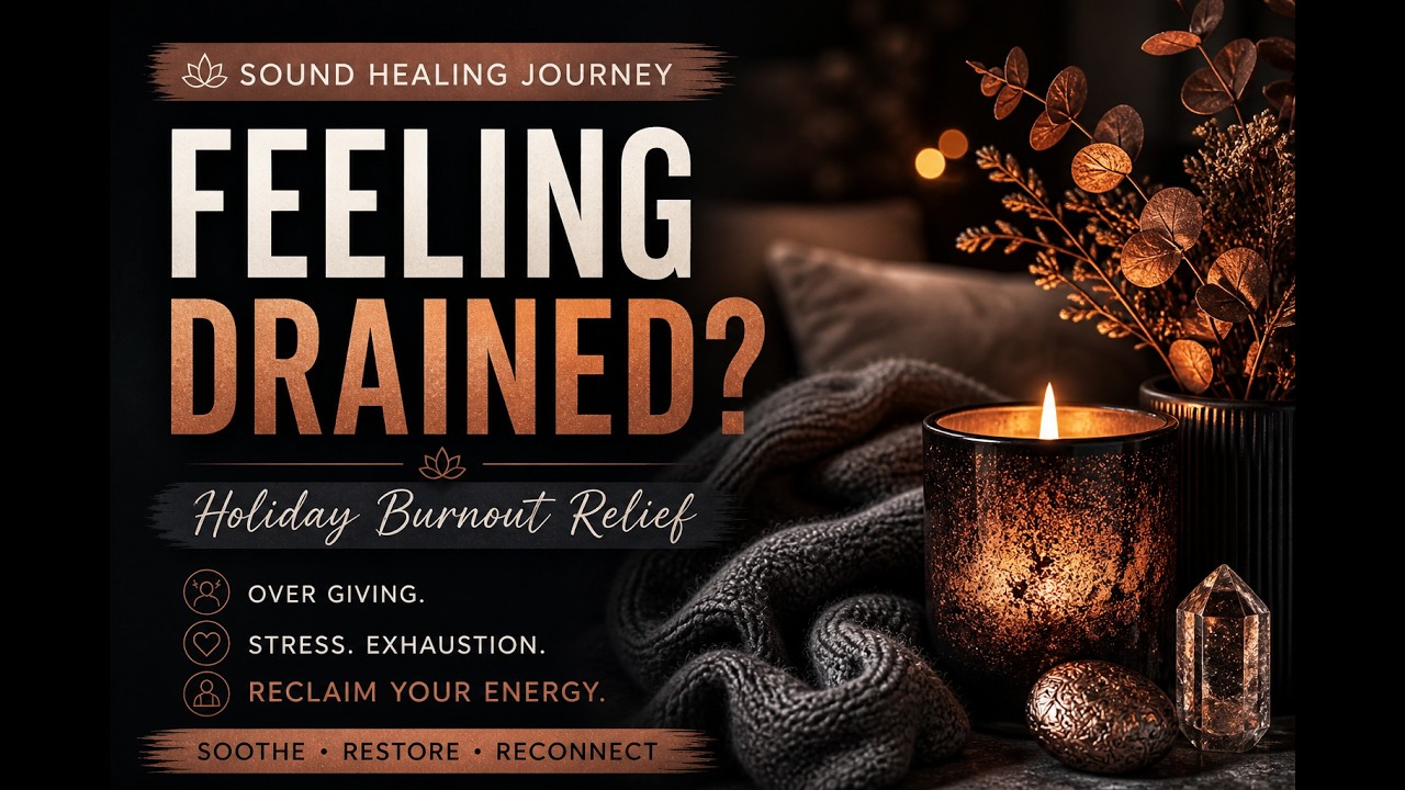 Sound Healing Journey for Burnout & Over Giving | Reclaim Your Energy This Holiday Season