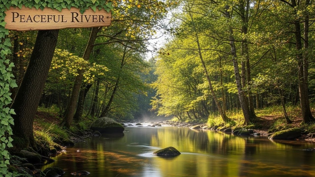 Calm Flowing River 🌿 Peaceful Natural Ambience for Meditation and Deep Sleep #691
