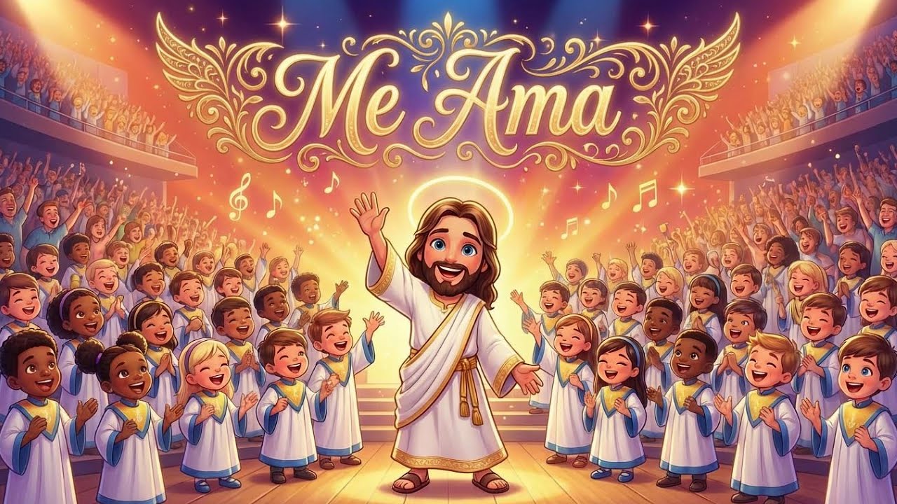 🎤 CANTE JUNTO: Me Ama! O Amor de Jesus é um Furacão! 🌪️💖 | Louve Play Kids