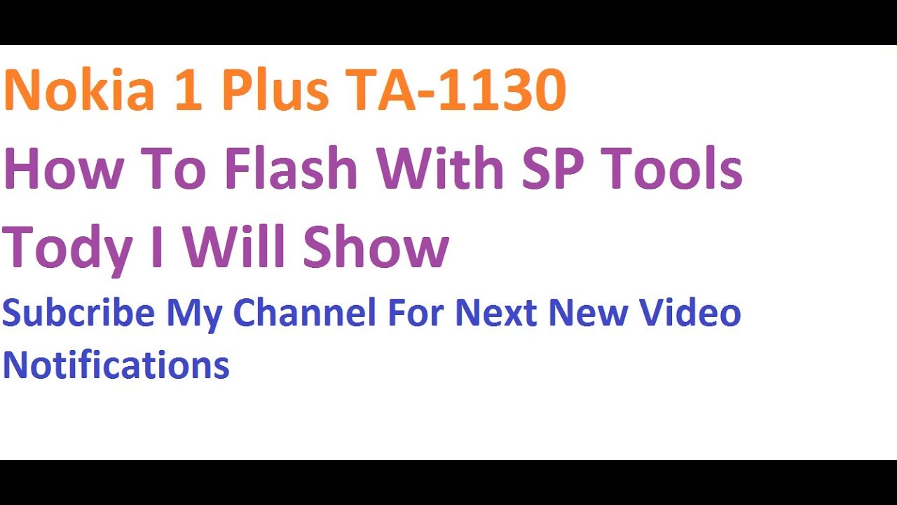 Nokia 1 Plus TA-1130 How To Flash Gulf Gsm Team