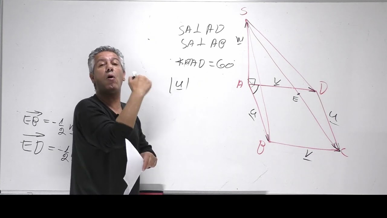 פתרון בגרות 472 חורף 2024 שאלה 2-וקטורים.