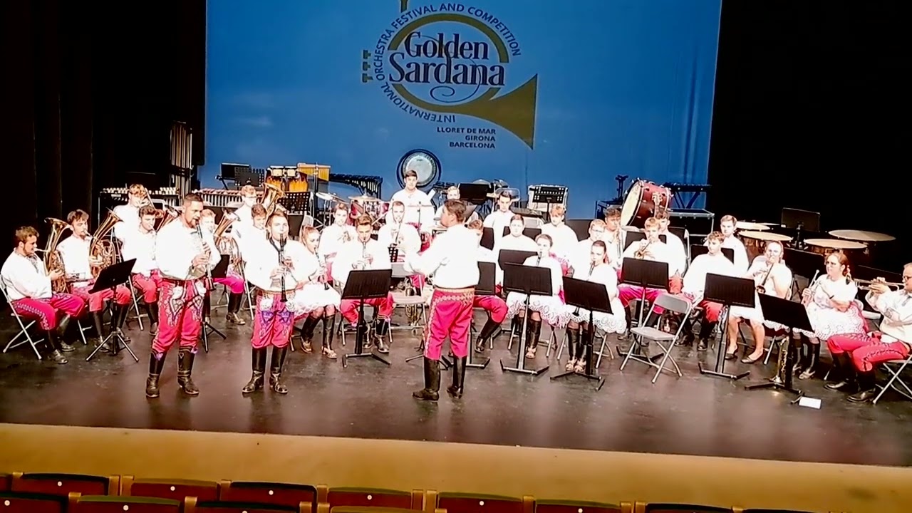 Mladá muzika Šardice na Mezinárodním  hudebním festivalu ve Španělsku 2023