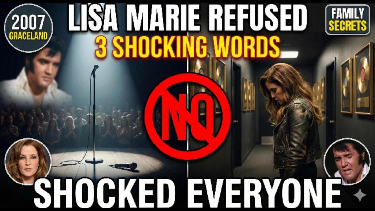 Lisa Marie REFUSED to Sing at Elvis's Memorial — The 3 Words She Whispered Shocked Everyone