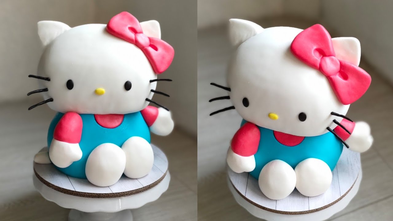 Tutorial: Hello Kitty 3D Cake