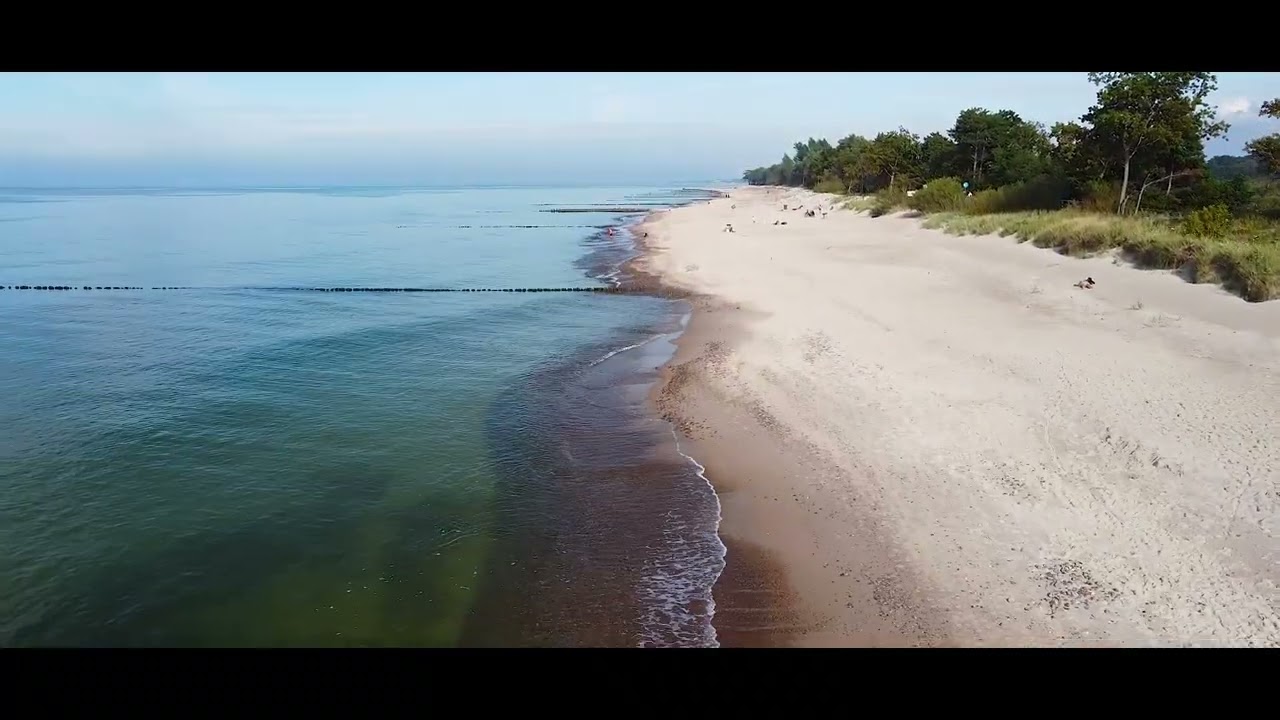 Kołobrzeg z drona - Colberg seaside chill video