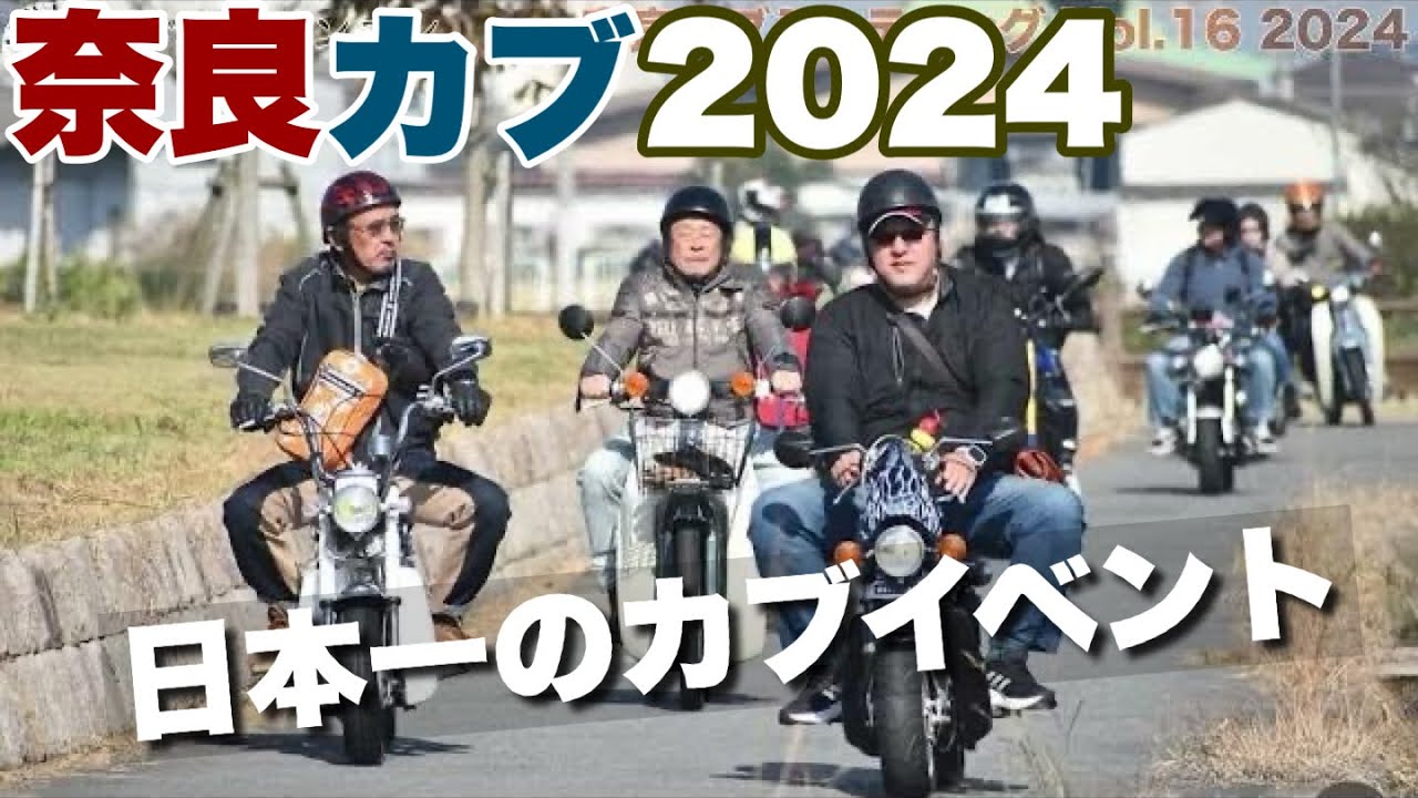 10,000台のカブが集まる魅力【奈良カブ2024】 #奈良カブ #奈良カブミーティング #奈良カブ2024