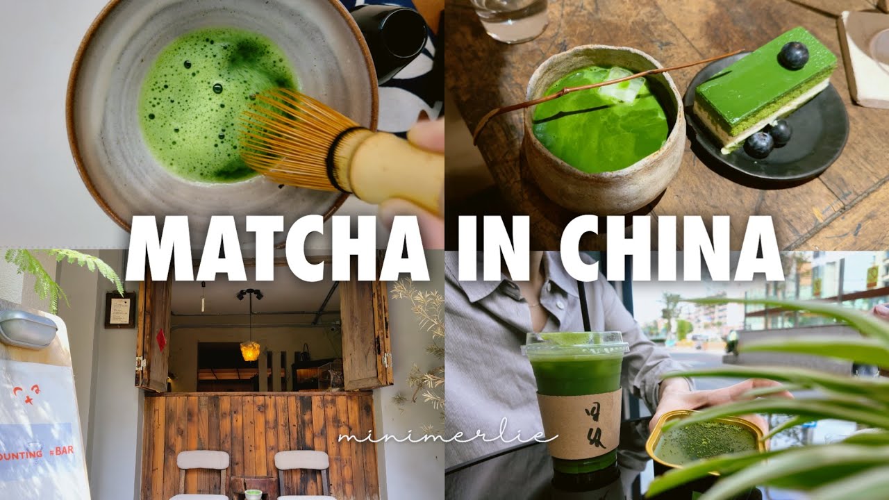 China Vlog 🍵 In a Matcha Mood! Homemade Matcha, Matcha Cafe Hopping & Green Parks in Chengdu