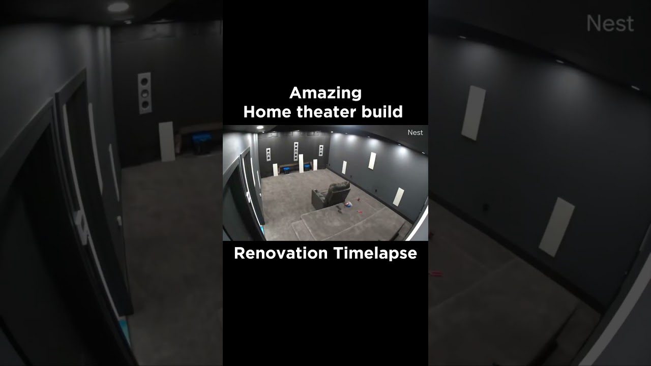DIY Home Theater Build in 90 Seconds (Timelapse)