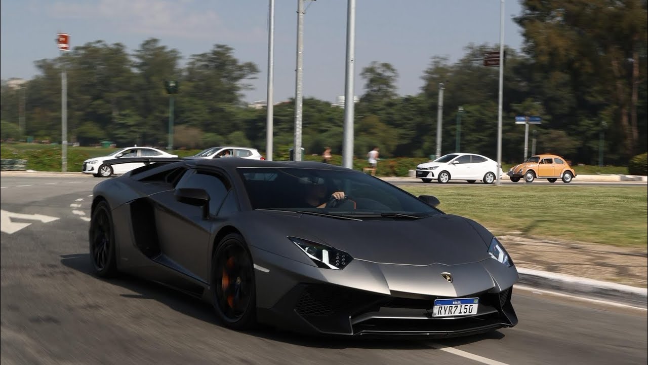 INSANO!!! LAMBORGHINI AVENTADOR SV GINTANI ACELERANDO FORTE PELAS RUAS DE SÃO PAULO!! *João Vilkas*