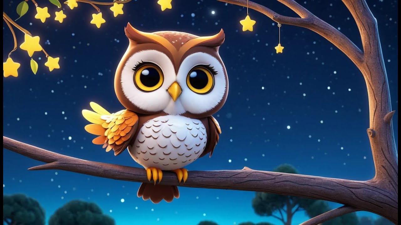 Little Owl Hoot Hoot Night | Cute Owl Nursery Rhyme for Kids | Fun Bedtime Adventure