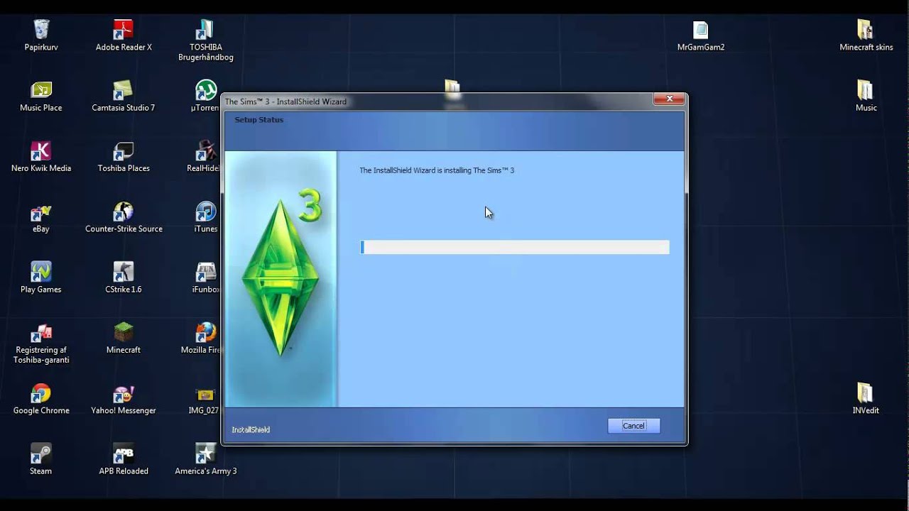 Installing The Sims 3 on PC