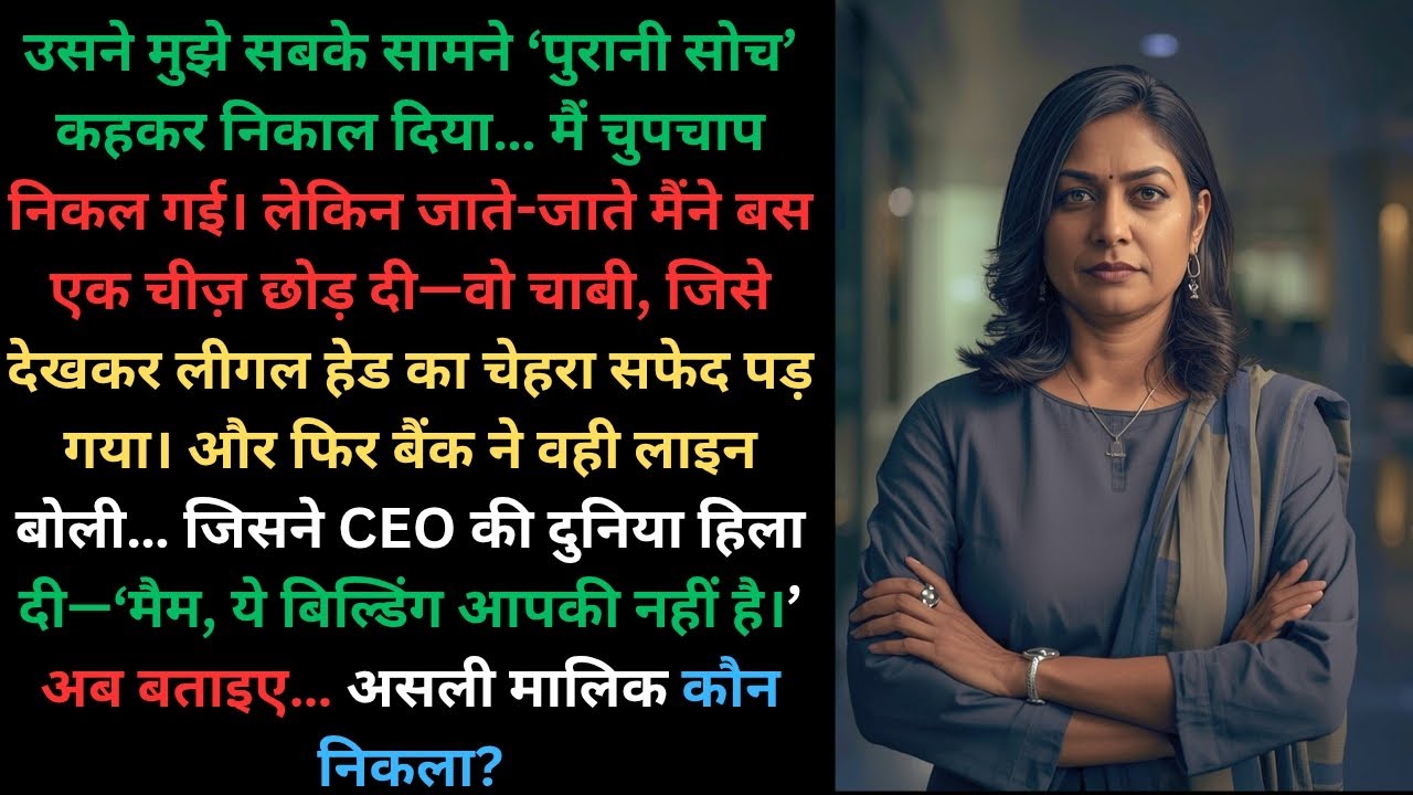 CEO ने मुझे निकाल दिया… 48 घंटे बाद Bank बोला: ‘ये ऑफिस तुम्हारा नहीं!