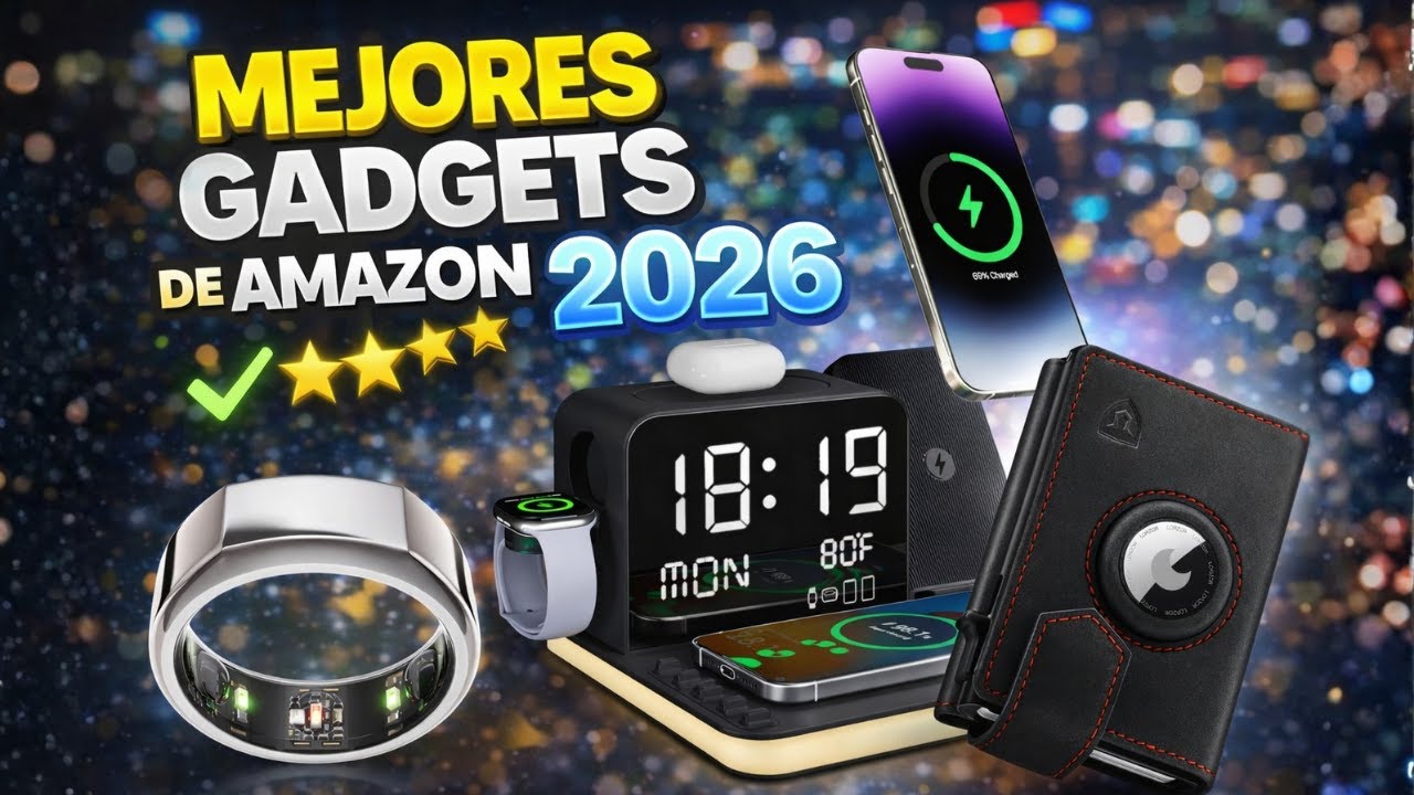 Mejores Gadgets de Amazon 2026 🏆 Tecnología, Utilidad y Calidad-Precio (BARATOS)