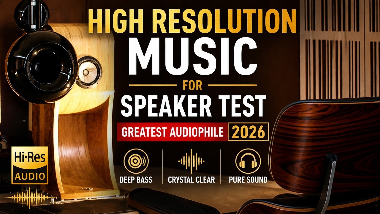 High Resolution Music for Speaker Test - Greatest Audiophile 2026