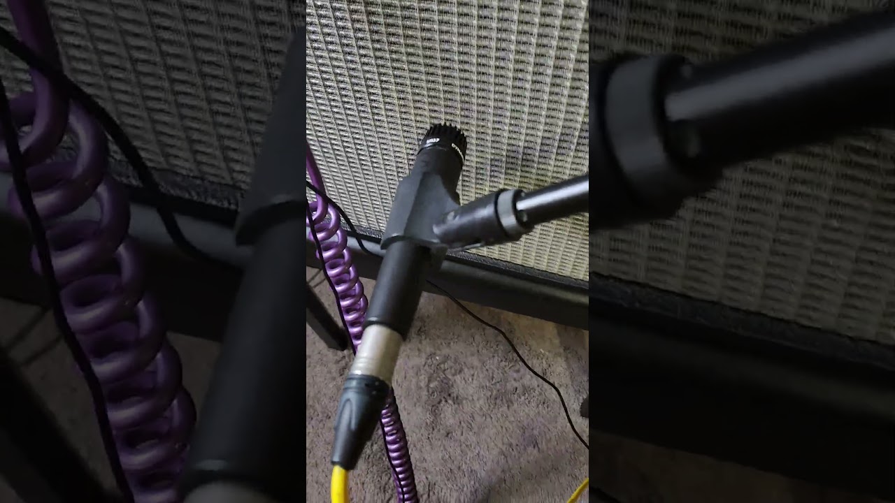 Fender Tone Master Cab Sim vs Real Mic! #shorts