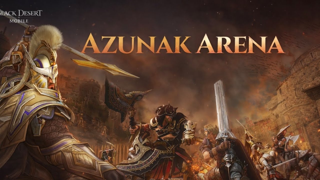 (Azunak Arena) Noob player with no brain play style (Legatus) - Black desert mobile 