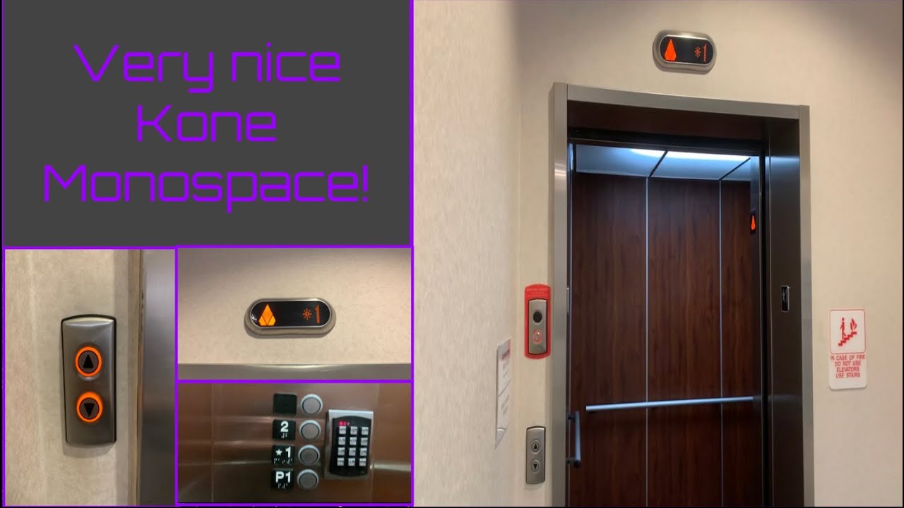 Nice Kone EcoSpace elevator @ 1189 Post RD Fairfield, CT