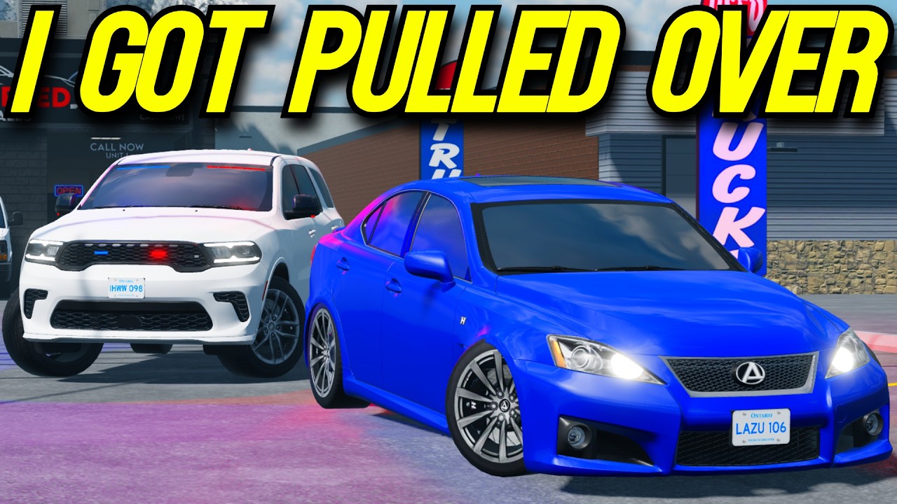 Roblox Roleplay - I GOT PULLED OVER BY A COP!