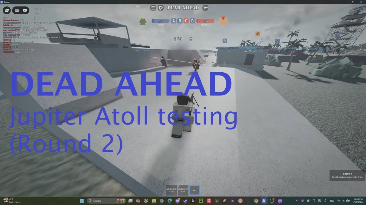 Roblox DEAD AHEAD - Jupiter Atoll testing (Round 2)