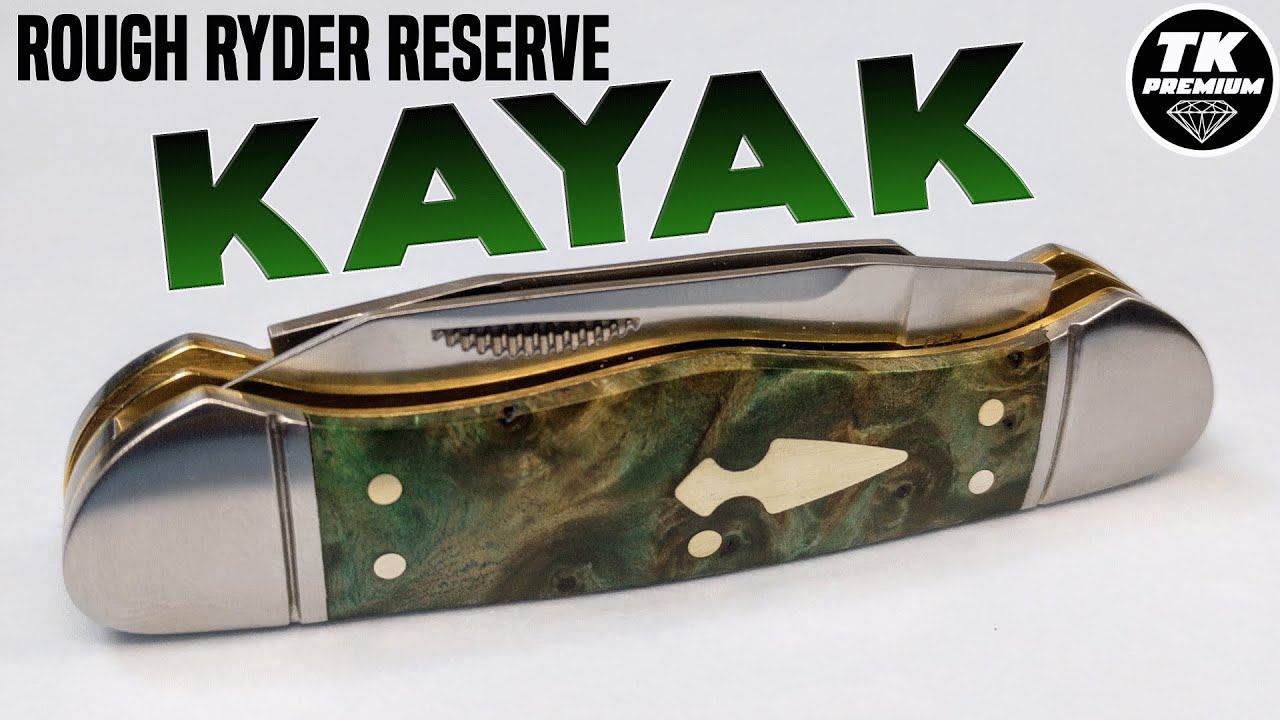 Карманный нож Rough Ryder Reserve Stabilized Oak Kayak RRR018