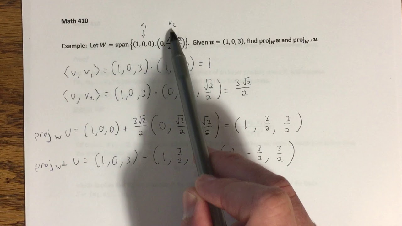 6.3 - Gram-Schmidt Process (Part 2)