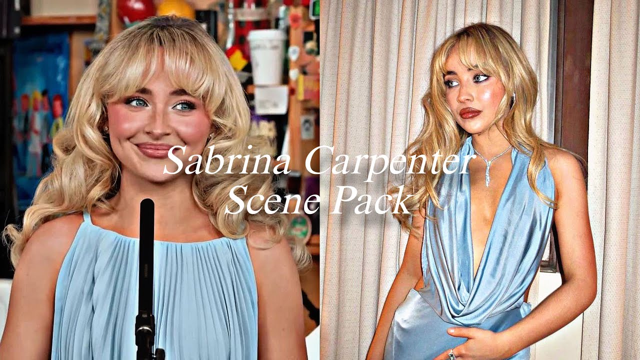 Sabrina Carpenter Scenepack MIXED CLIPS for edit