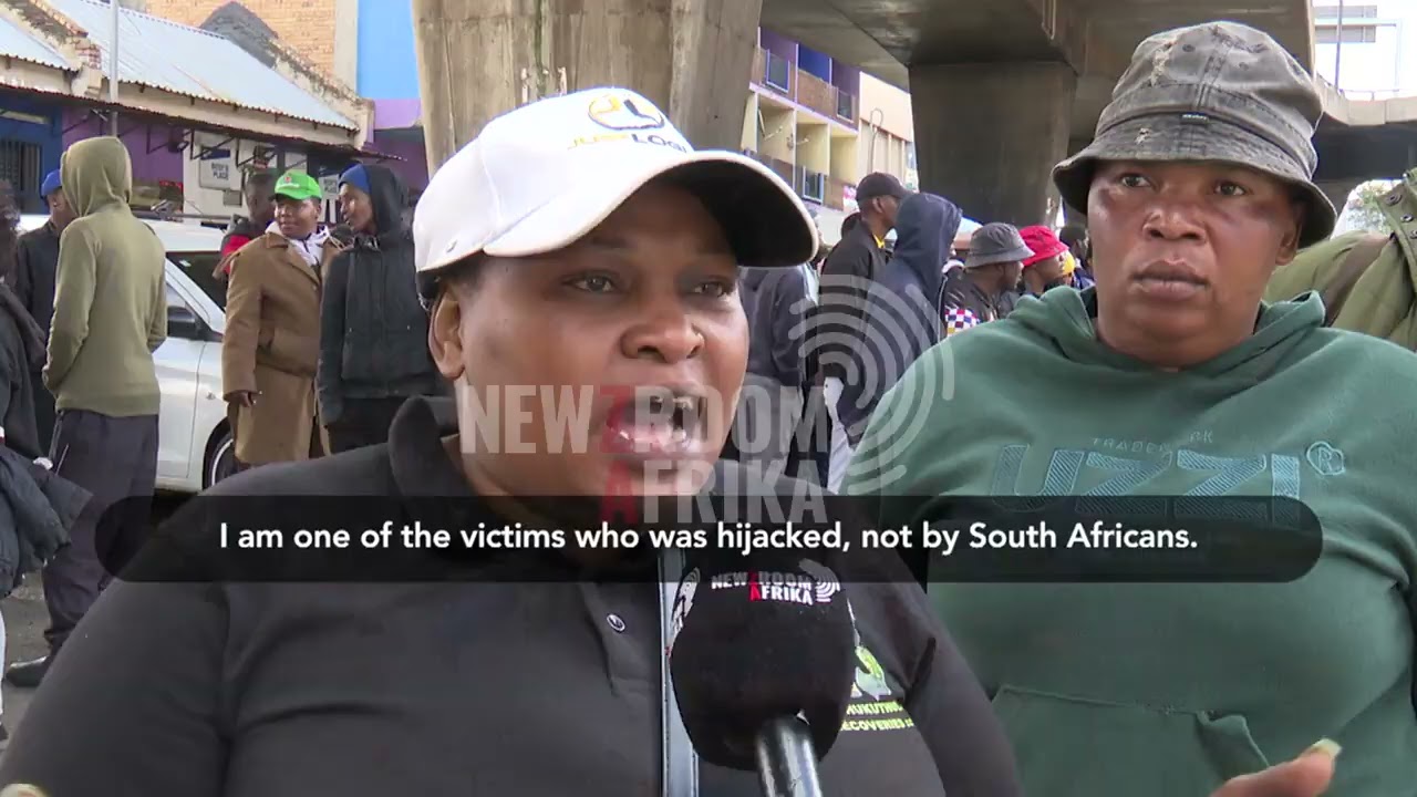 Johannesburg residents march against illegal migration
