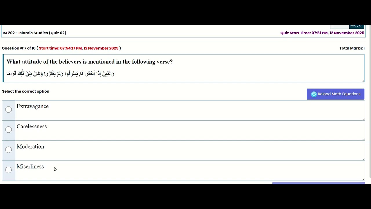 ISL202 Quiz # 02 Solution ll ISL202 - Islamic Studies ll VU Solutions