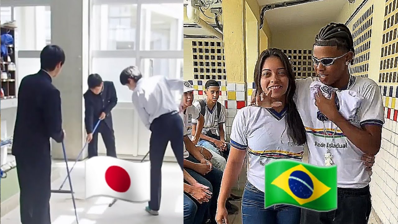 Sistema Educacional Japonês VS Sistema Educacional Brasileiro ( Educação Escolar ) 