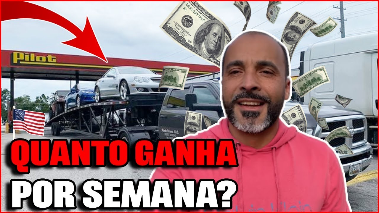 QUANTO GANHA  UM MOTORISTA FAZENDO ENTREGA DE CARROS  NA SEMANA (EUA)