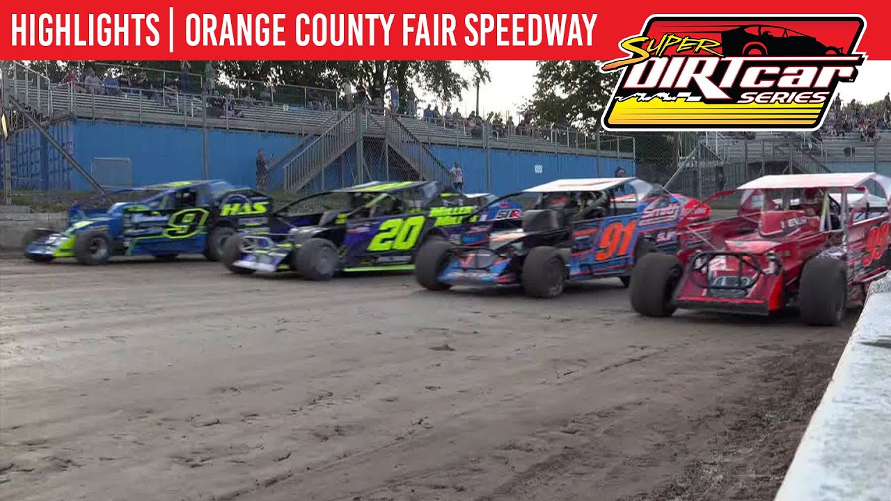 Super DIRTcar Series Big Block Modifieds | Orange County Fair Speedway | July 5, 2023 | HIGHLIGHTS