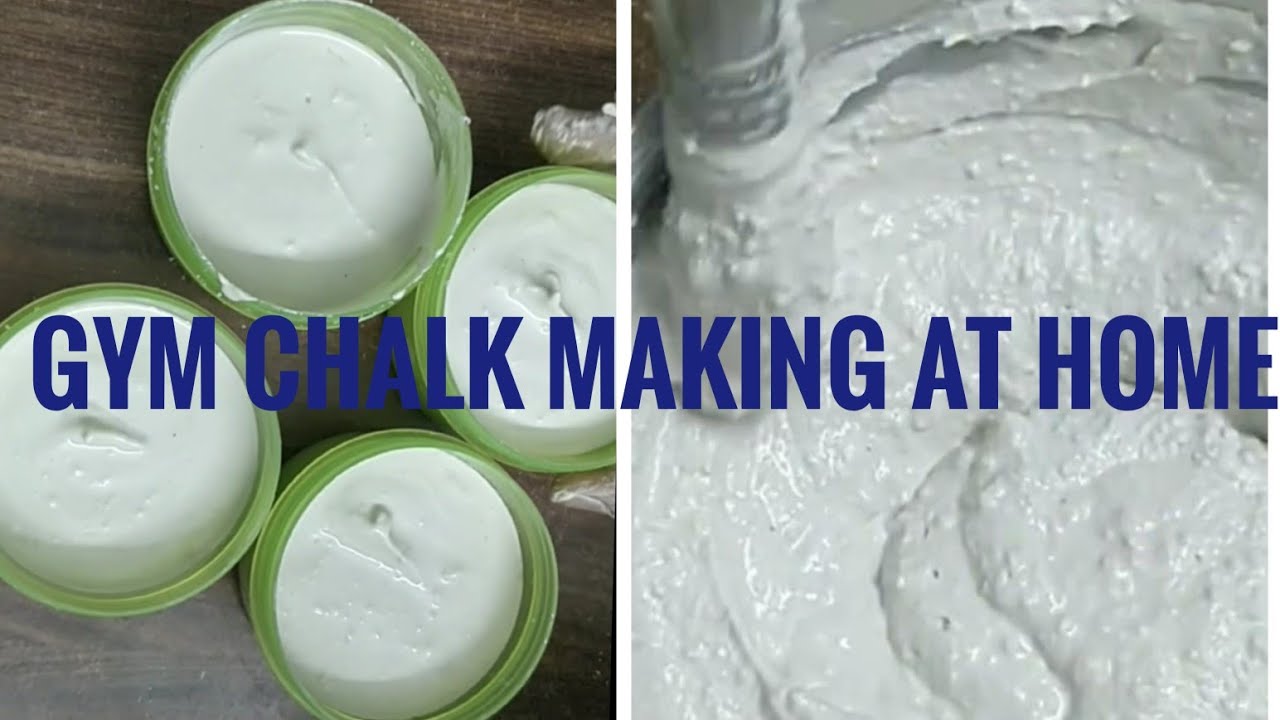 how to make gym chalk at home| reforming gym  chalk| gym chalk reforms | chalk | gym chalk asmr |