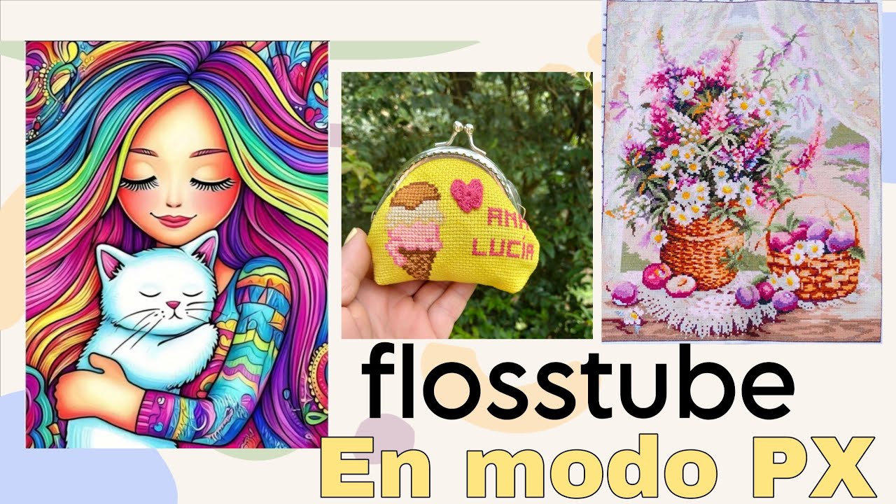 Flosstube # 142 Mis recientes avances. 🌻🧵