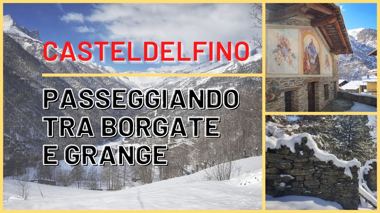 CASTELDELFINO - Passeggiando tra BORGATE e GRANGE (Valle Varaita) [GoPro Hero 8 Black]