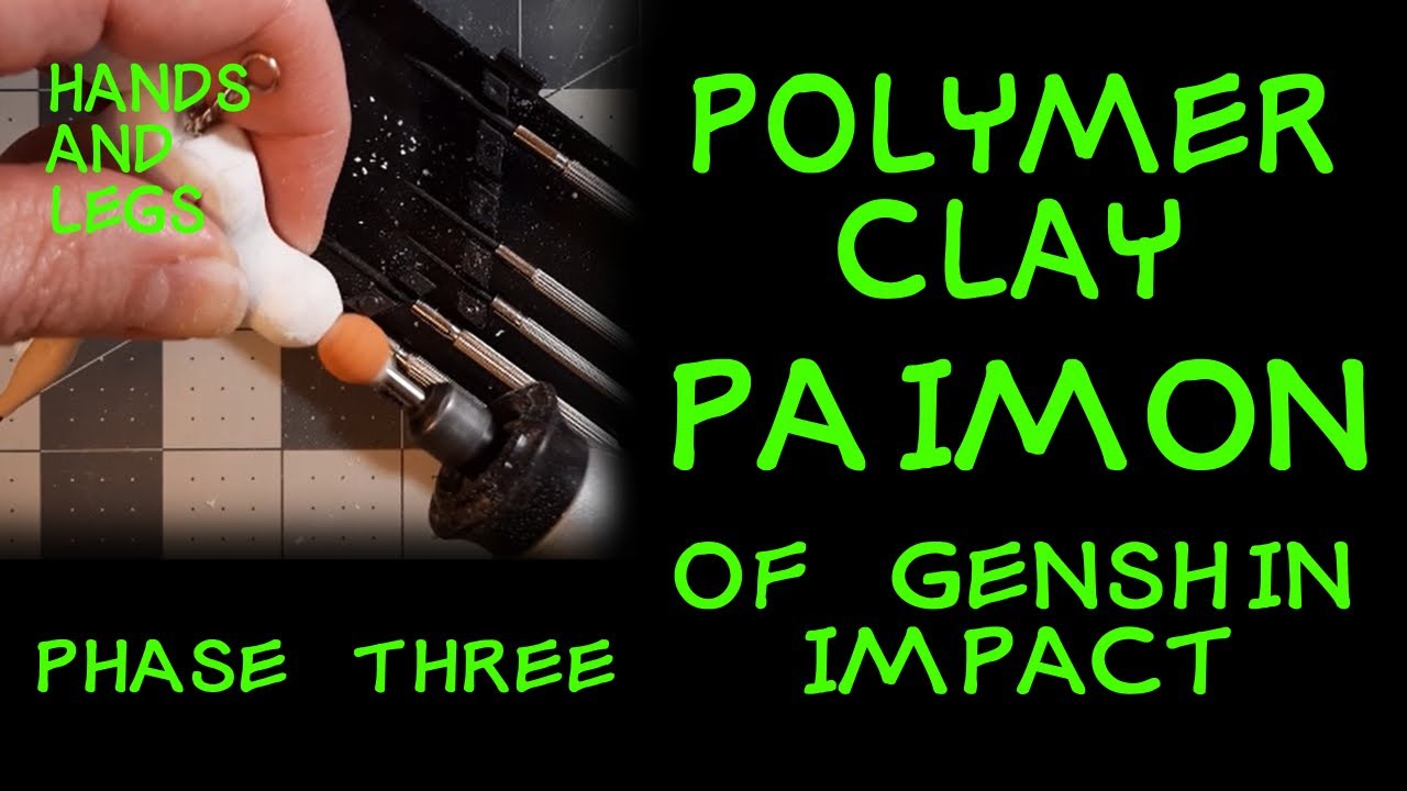 Phase THREE: Polymer Clay PAIMON of GENSHIN IMPACT