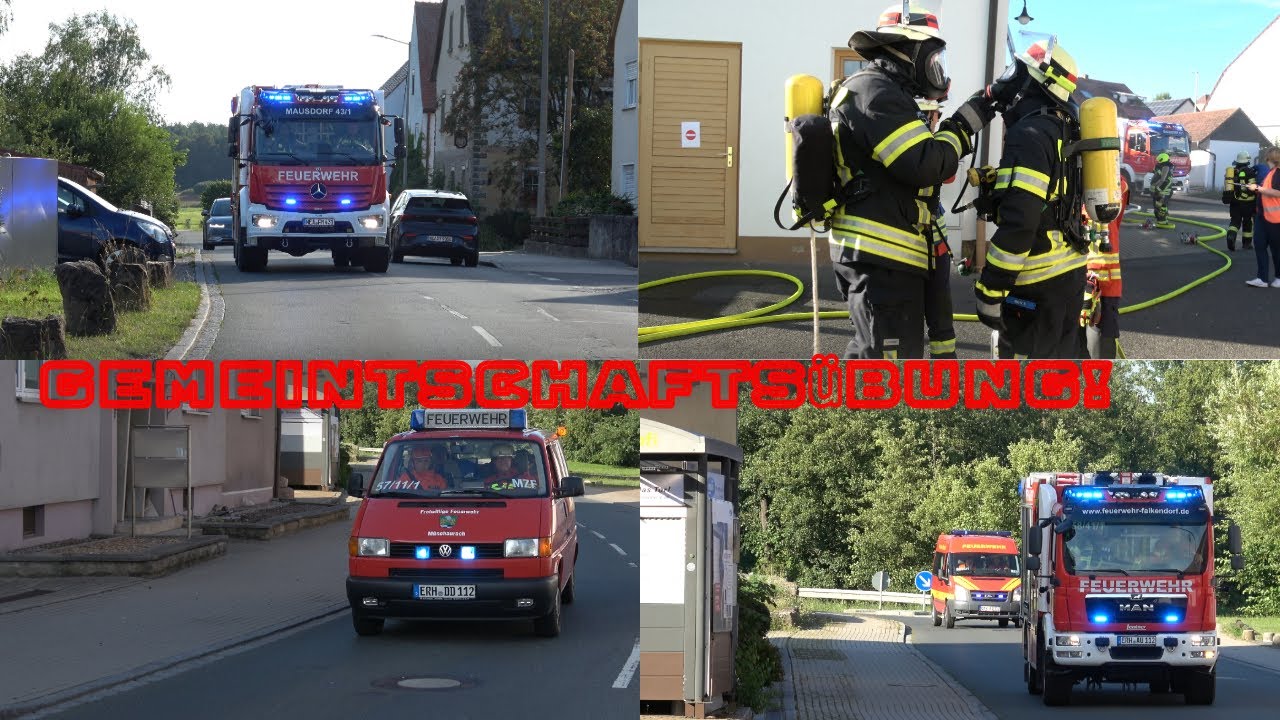 [RTK 6 HORNWECHSEL] GEMEINTSCHAFTSÜBUNG FFW's AUS AURACHTAL SOWIE DIE FFW MAUSDORF!