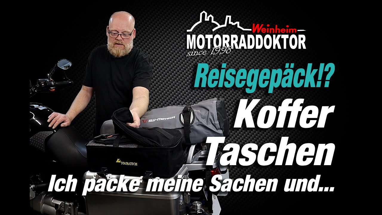 ICH packe meine Sachen und nehme mit....!? | Reisegepäck Motorrad | Koffer, Taschen & Zubehör