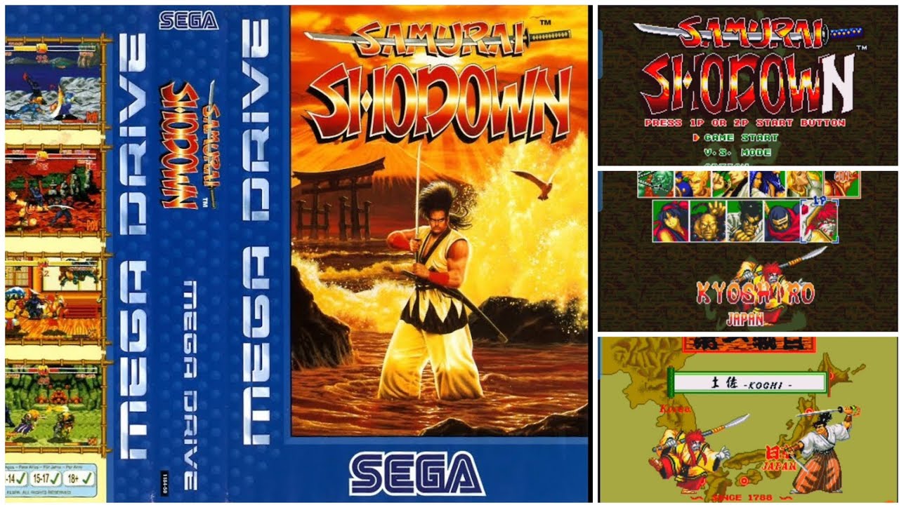 |  SAMURAI SHOWDOWN  | GAMEPLAY  |  SEGA MEGADRIVE  /  SEGA GENESIS   |