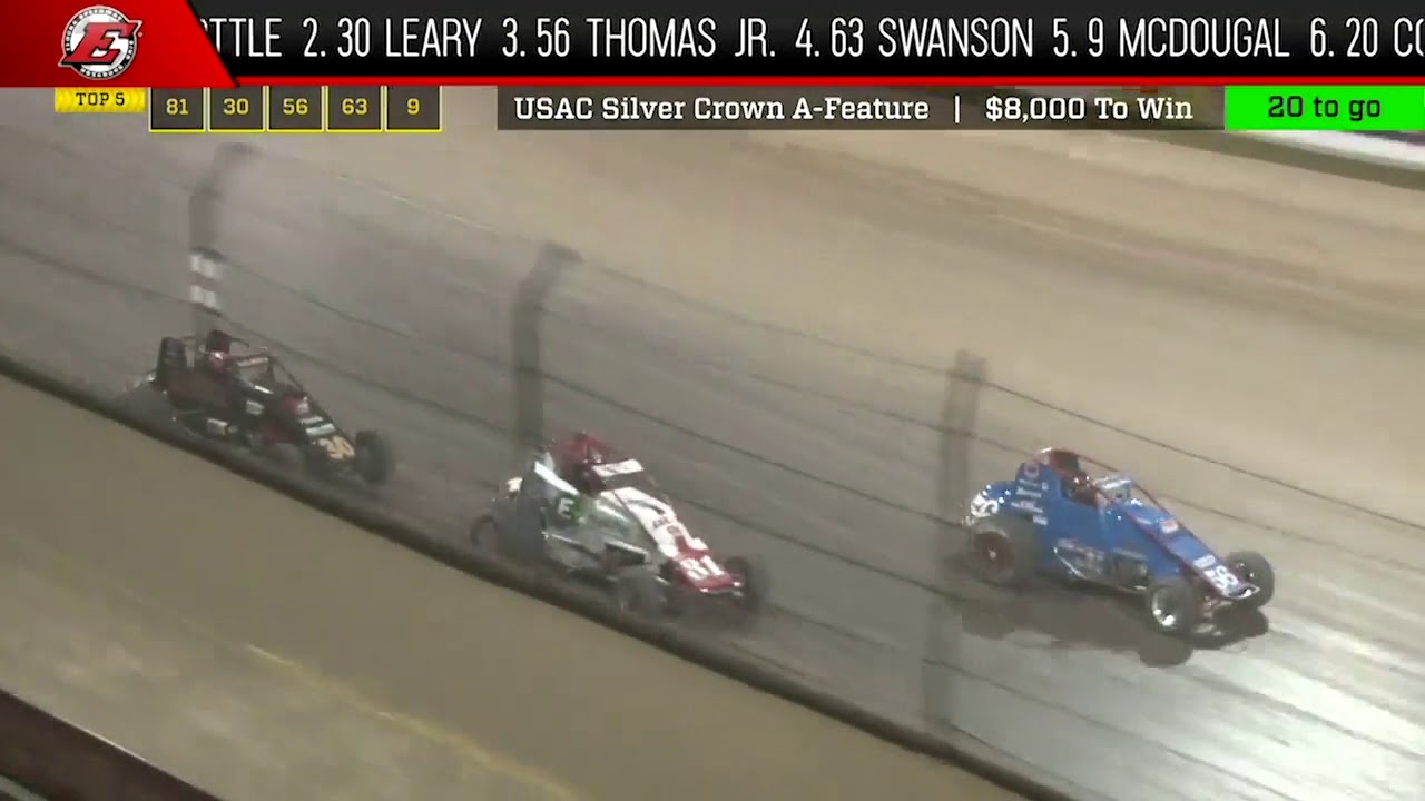 USAC Silver Crown “4-Crown Nationals” Highlights | Eldora Speedway 9.22.18