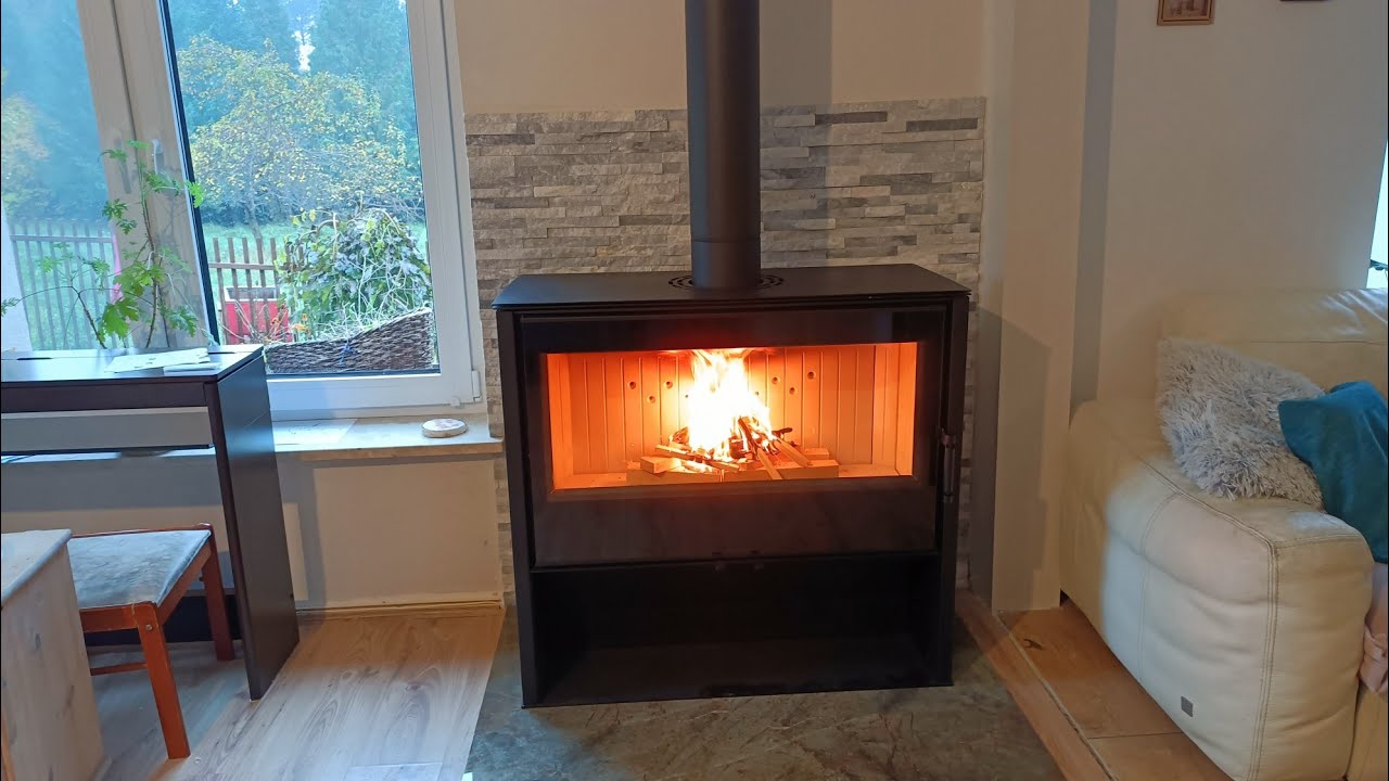 Piec kominkowy koza Hitze Lupo L 11kW
