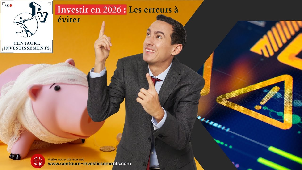 Investir en 2026 : les erreurs à éviter.