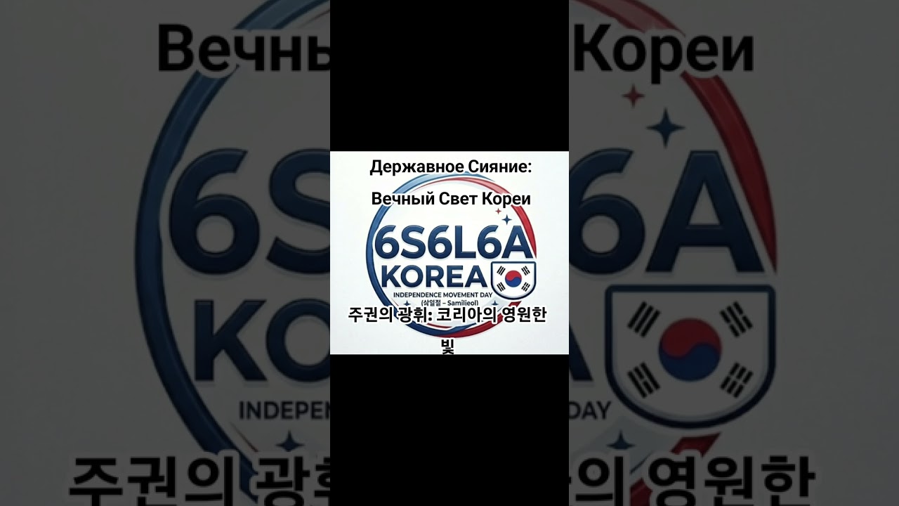 Державное Сияние: Вечный Свет Кореи Sovereign Radiance: Korea’s Eternal Glow 주권의 광휘: 코리아의 영원한 빛 
