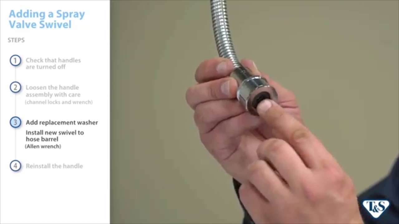 How To Install A Spray Valve Swivel