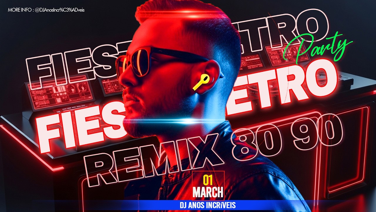 FIESTA EXPLOSIVA 💣 Megamix 80s 90s (Los Hits más Movidos) - DJ Anos Incríveis