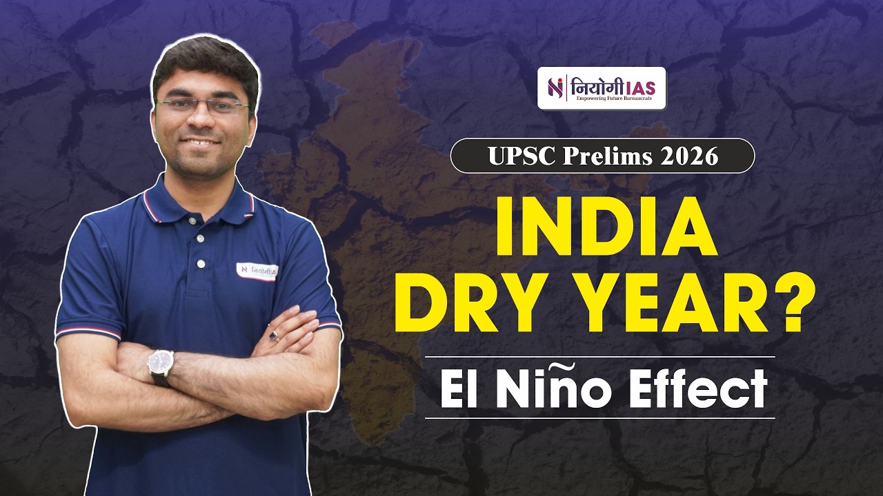 India Faces Below-Normal Monsoon 2026 | El Ni&ntilde;o Impact Explained | IMD Forecast Analysis