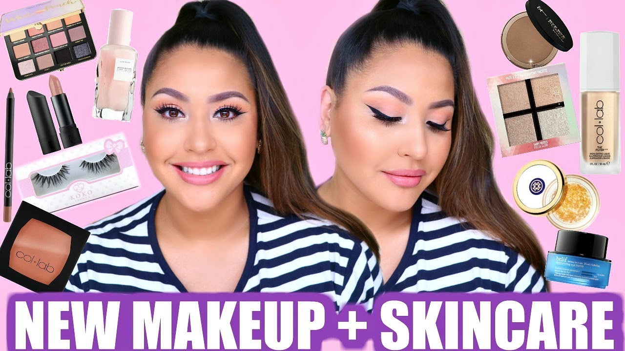 TRYING NEW MAKEUP + SKINCARE!
