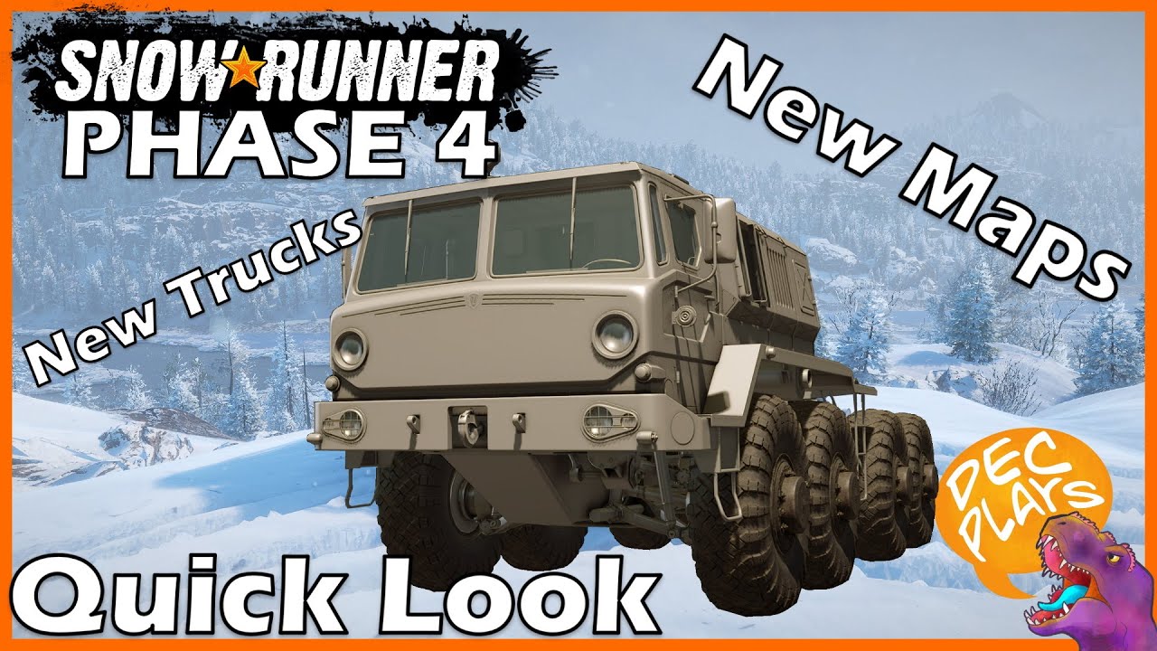 Snowrunner - Phase 4 PTS Update is Here! Quick Look