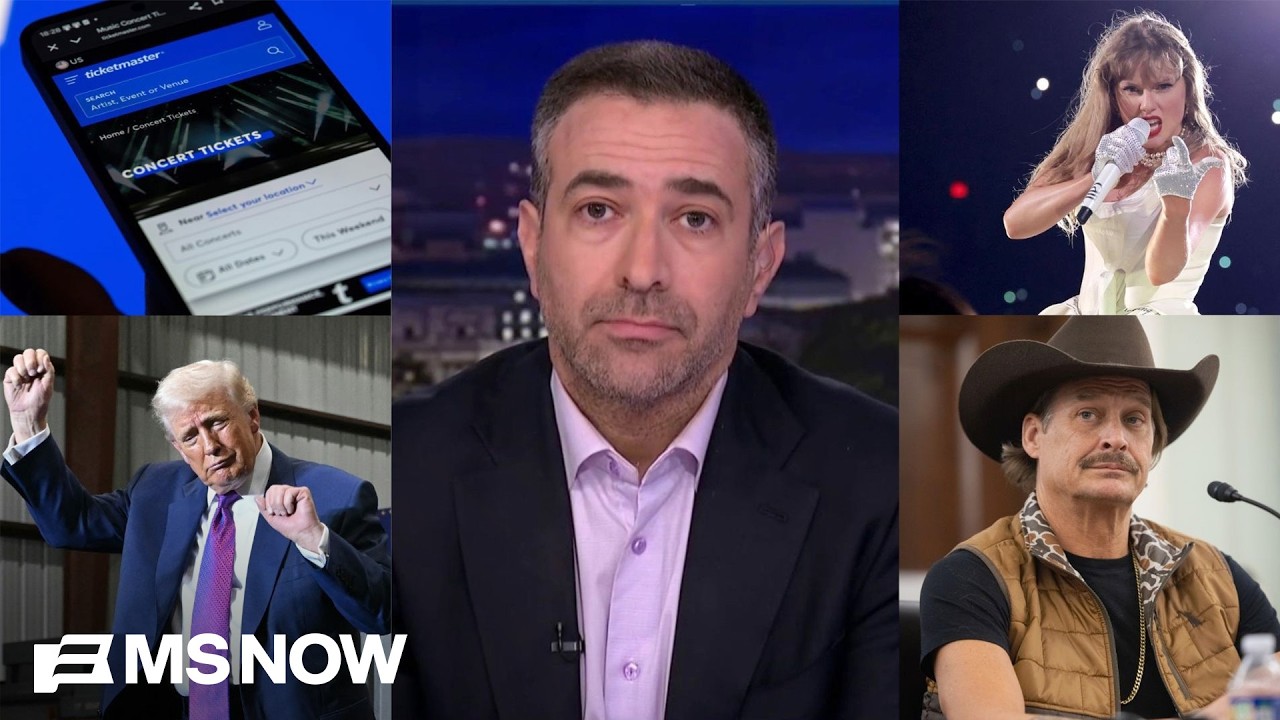 Trump BOWS to Ticketmaster monopoly, BETRAYING MAGA, Kid Rock, Swifties & nation: Ari Melber report